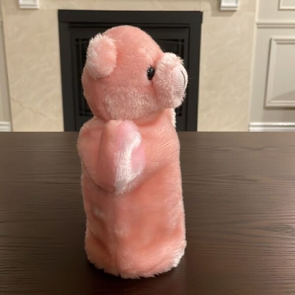 Adorable Pink Pig Piglet Piggy Hand Puppet Good Condition 10” tall Puppets - Picture 6 of 6